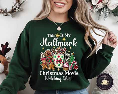 This is My Hallmark Christmas Movie Watching Shirt, Hallmark Sweatshirt, Unisex Christmas Gift Sweatshirt, Hallmark Long Sleeve Tee - Etsy Christmas Movie Shirts, Unisex Christmas Gifts, Cute Christmas Shirt, Movie Watching, Cute Christmas Shirts, Hallmark Christmas Movies, Spirit Shirts, Movie Shirts, Hallmark Christmas