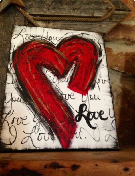 Paint And Sip, Canvas Projects, Painting Class, Heart Art, Pics Art, Valentine Crafts, Diy Canvas, Painting Projects, San Valentino