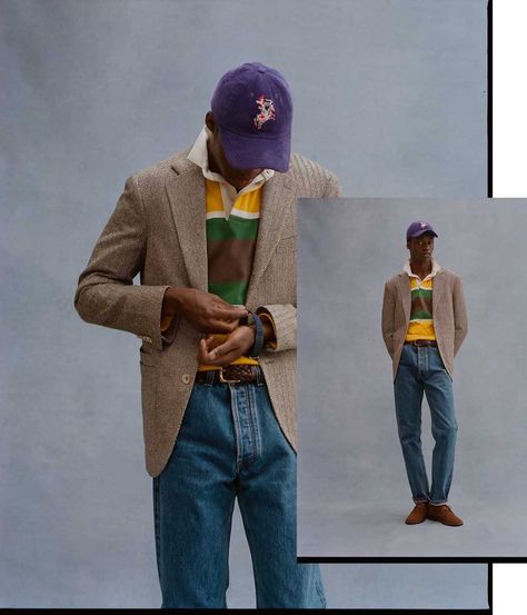 Polo Shirt Outfits, Ivy League Style, Ivy Style, Vintage Inspired Outfits, Streetwear Men Outfits, Sportswear Brand, Tailored Jacket, Rugby Shirt, Mens Casual Outfits