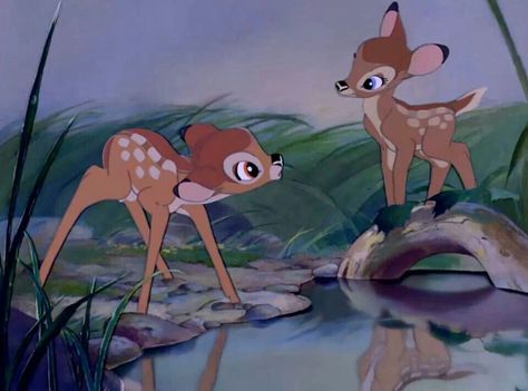 Bambi and Faline Bambi Wedding, Bambi Quotes, Life Quotes Disney, Best Disney Quotes, Bambi 1942, Bambi Characters, Disney Love Quotes, Disney Mignon, Pinocchio Disney