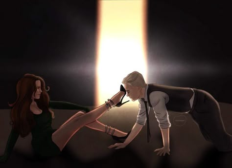 Hermione Malfoy, Dramione Fanart, Draco And Hermione Fanfiction, Draco Malfoy Hot, Draco Malfoy Fanart, Dramione Fan Art, Draco Malfoy Aesthetic, Draco And Hermione, Harry Potter Images