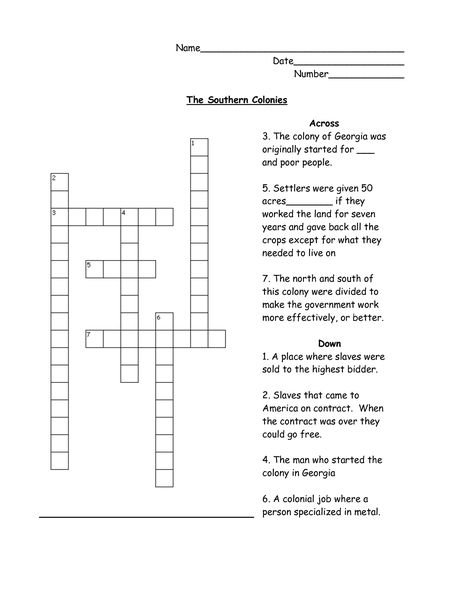 13 Colonies Worksheets 5th Grade Crossword 13 Colonies Worksheet, Middle Colonies, Teaching Us History, 5th Grade Worksheets, Unscramble Words, 3rd Grade Social Studies, Social Studies Lesson Plans, Thirteen Colonies, Social Studies Curriculum