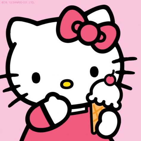 Hello Kitty ice cream 헬로키티 배경화면, Hello Kitty Pfp, Kitty Pfp, Hello Kitty Photos, Images Hello Kitty, Hello Kitty Images, Yamanashi, Hello Kitty Aesthetic, Hello Kitty Cartoon