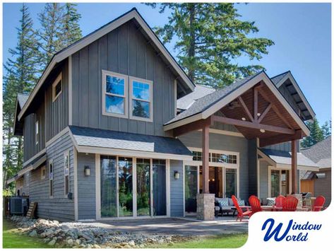 Vertical vs. Horizontal Siding: A Quick Comparison Horizontal And Vertical Siding Combo, Vertical Vs Horizontal Siding, Fiber Cement Siding Installation, Vertical Siding Exterior, Vertical Vs Horizontal, Dutch Lap Siding, Horizontal Siding, Wood Panel Siding, Vertical Siding