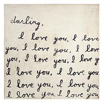 Darling I Love You' Reclaimed Wood Art Print Wall Art - Top Sugarboo Designs, Maxon Schreave, Under Your Spell, L Love You, + Core + Aesthetic, Love Letter, Hopeless Romantic, Pretty Words, Love Letters