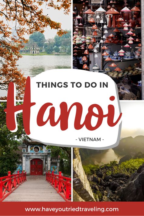 Welcome to the heart of Vietnam, where history meets modernity, and the vibrant streets of Hanoi tell stories of a rich culture. If you're wondering about the best things to do in Hanoi, you're in for a treat. Let's go on a journey through the bustling streets, flavorful eateries, cozy hotels, and some essential travel tips to make your visit to Hanoi truly memorable. Things To Do In Hanoi Vietnam, Vietnam Hotels, Travel Wishlist, Hanoi Vietnam, Ancient Temples, Night Market, Have You Tried, Travel Inspo, Hanoi