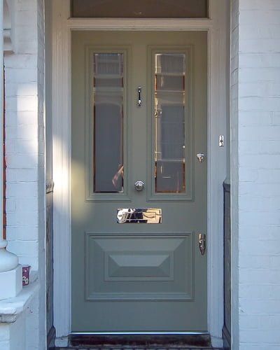 Edwardian Doors - Cotswood Doors Edwardian Doors, Victorian Front Door, Victorian Doors, Victorian Front Doors, Cottage Front Doors, Front Door Makeover, Beautiful Front Doors, Victorian Door, Stained Glass Door