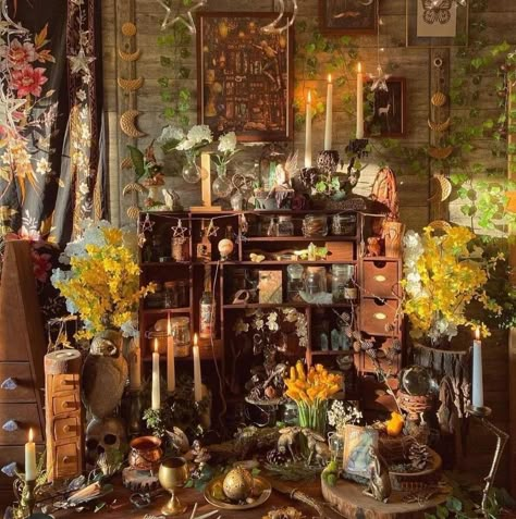 Spring Blessings, Goblin Core, Spring Equinox, Dream House Rooms, Room Stuff, Dream Room Inspiration, Room Makeover Inspiration, Maximalism, Cozy Room