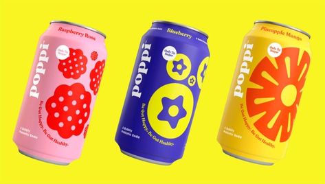 Juice Branding, Fruit Packaging, Drinks Packaging Design, Juice Packaging, Sparkling Drinks, Vintage Poster Design, Cool Packaging, Visual Identity Design, Beer Packaging