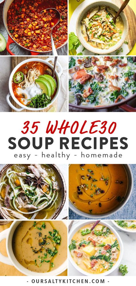 Whole30 Soup, Whole 30 Soup, Paleo Soup Recipe, Whole30 Soup Recipes, Clean Eating Soup, Soup Vegetable, Paleo Soup, Healthy Vegetable, What's For Dinner