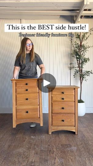 220K views · 3.9K reactions | Furniture flipping is what allowed me to bring in some money (and kept me sane) when I was home with my newborn baby.                                   Here are more of my tips! - Scroll Facebook marketplace several times a day. Good pieces of furniture often sell super quick - When my income solely revolved around furniture flipping I tried to never spend more than $50 on a piece. $75 was my absolute max and it had to be a gem to pay that much - Invest in your staging area, meaning make sure you have a good spot with natural lighting to take listing photos! You can find cheap decor items at the thrift store to act as accessories to your pieces - Watch all of @furnitureflippingteacher and  @pretty_distressed videos on YouTube.  This is how I learned! Have any Backdrop For Furniture Staging, Thrift Flip Decor, Furniture Flipping, Furniture Flip, Furniture Flips, Furniture Redo, Painting Furniture, Furniture Painting, Facebook Marketplace