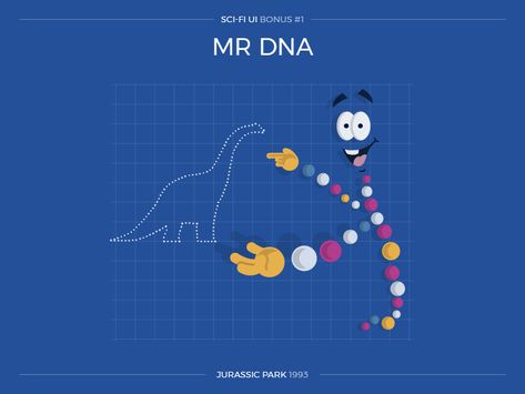 Mr Dna Jurassic Park, Jurassic Wallpaper, Mr Dna, Sci-fi Ui, Dna Tattoo, Jurassic Park 1993, Tattoo Time, Dna Design, Universal Shirts