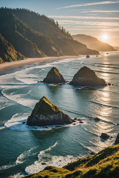 Discover the Wonders: A Complete Guide to Exploring the Oregon Coast Oregon Landscape, Seaside Oregon, Haystack Rock, Multnomah Falls, Cascade Waterfall, Clean Beach, Kayak Trip, State Of Oregon, Secluded Beach