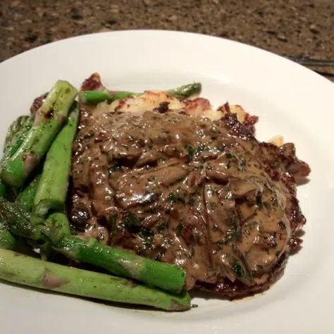 Cheesecake Factory Steak Diane Recipe Romantic Night At Home, Steak Diane Recipe, Pork Posole, Chicken Pesto Pasta Salad, Deep Fried Chicken Wings, Rice Dressing, Braised Pork Shoulder, Steak Diane, New York Strip