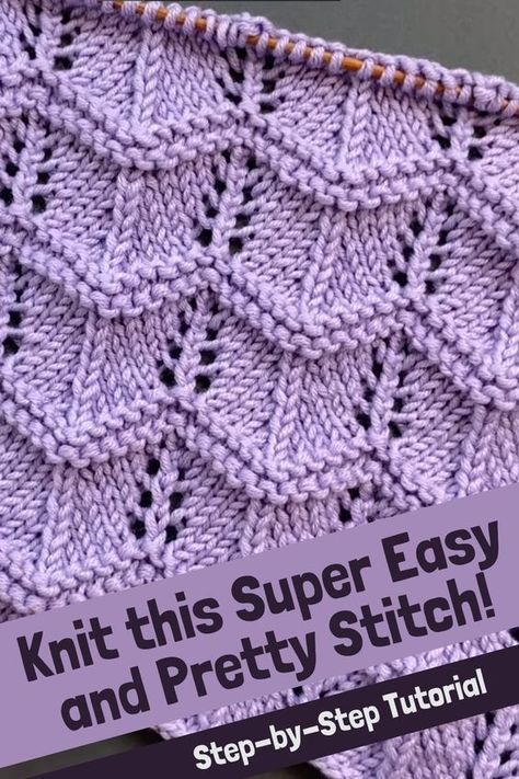 Lacey Knit Stitches, Knitted Throws Free Patterns, Easy Knitting Stitches, Knit Stitch Patterns Texture, Knitting Patterns Hats Women, Knit Stitch Patterns Free, Knitting Patterns For Beginners, Knitted Dishcloth Patterns Free, Knitting Space