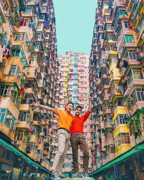 The Monster Building: a go-to spot for Instagrammers in Hong Kong – Deer is Travelling Lgbtq Travel, Monster Building, Quarry Bay, Public Display Of Affection, Victoria Harbour, Monster House, Exotic Beaches, Ghost In The Shell, Tourist Spots