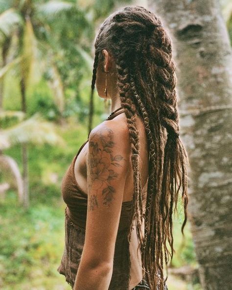 Pirate Dreadlocks, Half Head Dreads, Half Dreaded Hair, Long Dreadlocks, Viking Hairstyles, Partial Dreads, Braids Dreads, Medium Hair Braids, Dread Head