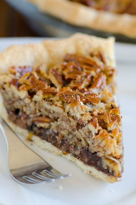 Decadent Pies, German Chocolate Pecan Pie, German Chocolate Pies, Pecan Pie Easy, Pie Pie, Chocolate Pecan Pie, Pecan Pie Bars, Pecan Pie Recipe, German Chocolate Cake