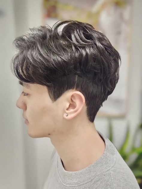 Men's Perm | Korean Men's Perm | Hair Salon Los Angeles, CA Korean Wave Perm Men, Men’s Perm, Guy Perm, Korean Perm Men, Perm For Men, Perm Hairstyles For Men, Perm Men, Asian Perm, Blonde Hair Men