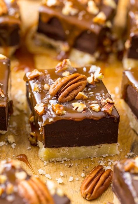 Yumm ! 🍕 Turtle Fudge, Fudge Bars, Salted Caramel, Fudge, Caramel