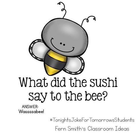 Bee Humor, Kid Friendly Jokes, Funny Corny Jokes, Lunchbox Jokes, Punny Jokes, Lame Jokes, Funny Riddles, Cheesy Jokes, Dad Jokes Funny