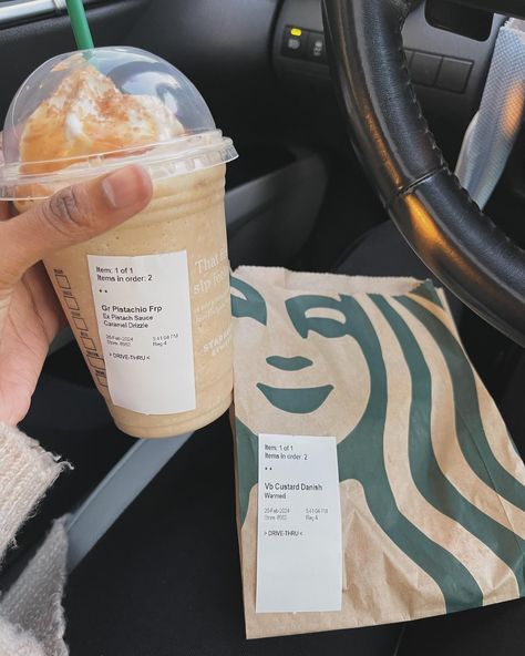 why nobody told me about the vanilla bean custard danish? it’s bombb like what Custard Danish, Vanilla Bean Custard, Caramel Crunch, Starbucks Inspired Ice Coffee, Cookie Dough Cafe, Frappe, Baking Ingredients, Vanilla Bean, Custard