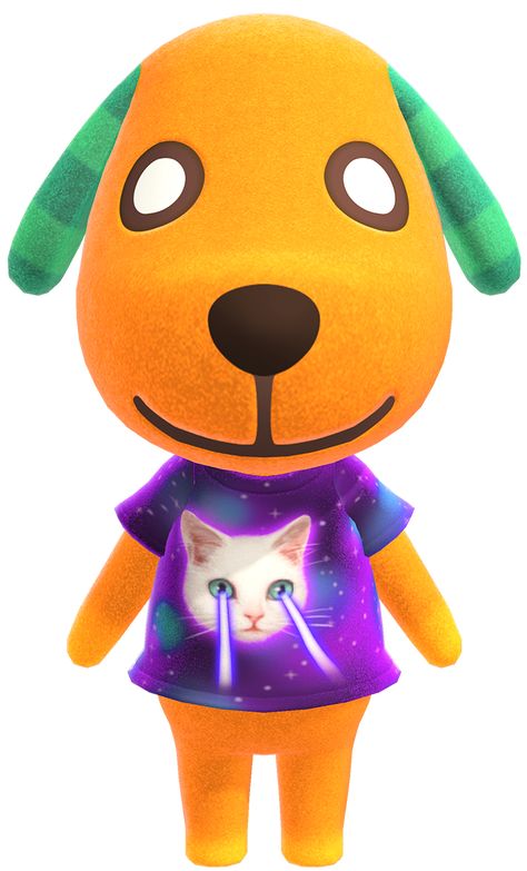 Biskit is a lazy dog villager in the Animal Crossing series, and appears in all games in this series. His name may be related to dog biscuits or biscuits in general, which relates to the food interests of lazy villagers. His catchphrase however, "dawg," relates to his species, dog. Treat For Dogs, Animal Crossing Wiki, Lazy Dog, Dog Biscuits, For Dogs, Animal Crossing, Biscuits, Orange, Dogs