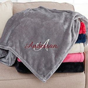 Personalized Blankets & Throws | Personalization Mall Embroidered Fleece Blanket, Initial Blanket, Embroidery Blanket, Snuggie Blanket, Monogram Blanket, Senior Week, Friend Ideas, Personalization Mall, Custom Blankets