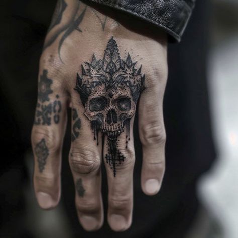 Ring Finger Tattoos Tattoo Flash Pack Skull Finger Tattoos For Men, Lord Of The Rings Hand Tattoo, Spiritual Finger Tattoos, Tiny Tattoos For Men, Cover Up Finger Tattoos, Hand Finger Tattoos, Men Finger Tattoos, Nicholas Ruffilo, Unique Hand Tattoos