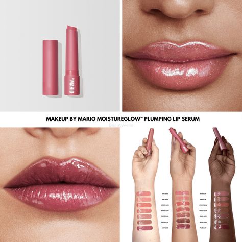 Makeup By Mario has just released a preview of their new MoistureGlow™ Plumping Lip Serum and we've got all the details!  The serums launch on January 14th and are priced at $22 each. The post Makeup By Mario MoistureGlow™ Plumping Lip Serum appeared first on BeautyVelle | Makeup News. Makeup By Mario Plumping Lip Serum, Makeup By Mario Lip Serum, Mario Lip Serum, Makeup By Mario Lipstick, Make Up By Mario, Wishlist Skincare, Makeup By Mario, Dream Makeup, Lip Gloss Balm