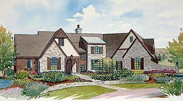 European Traditional House, 6 Bedroom House Plans, European Plan, European House Plans, French Country House Plans, House Plans 3 Bedroom, Garage Floor Plans, European House Plan, Monster House Plans