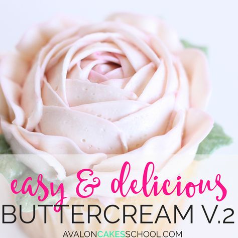 Easy and Delicious Buttercream Buttercream Recipe For Piping, Cake Dekoration, Buttercream Flowers Cupcakes, Stunning Cakes, Best Buttercream, Icing Recipes, Piping Flowers, Buttercream Flower, Hazelnut Cake