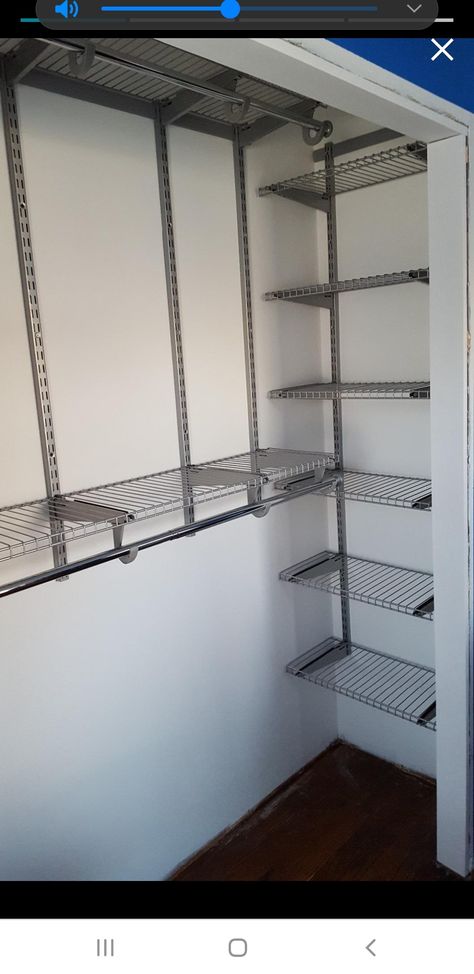 Rubbermaid Configurations Closet Ideas, Rubbermaid Closet Configurations, Wire Closet Makeover, Closet Maid Ideas, Wire Closet Shelving Ideas, Rubbermaid Closet Organizers Ideas, Wire Rack Closet Organization, Wire Closet Organization Ideas, Rubbermaid Closet Organizer