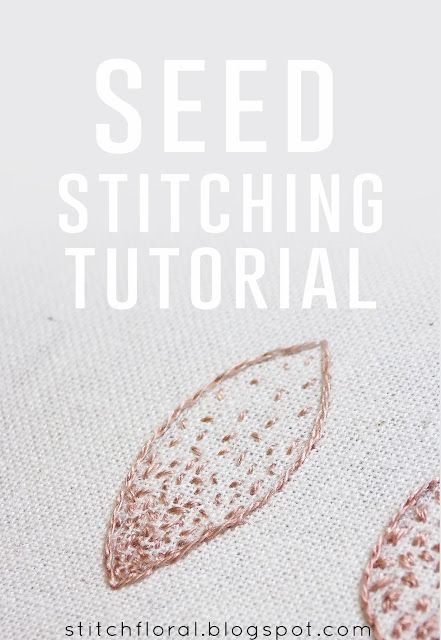 Learn how to seed stitch and how to shade with seeding Edging Stitch, Colonial Knot, Bullion Knot, Knot Stitch, Long And Short Stitch, French Knot Embroidery, Trendy Embroidery, Chevron Stitch, How To Shade