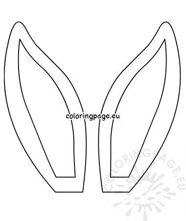 DIY Printable Rabbit Ear Template Bunny Ears And Feet Template, Alice In Wonderland Legs Template, Bunny Ears Template Free Printable, Rabbit Ears Diy, Thematic Art, Ear Template, Bunny Ears Template, Alice In Wonderland Rabbit, Face Template