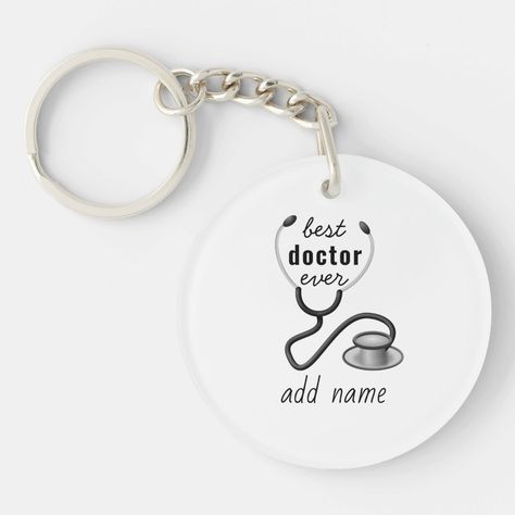 Doctor Stethoscope, Customized Keychain, Good Doctor, Custom Keychain, Diy Business, Hat Crafts, Sock Shoes, Gaming Wall Art, Baby Accessories