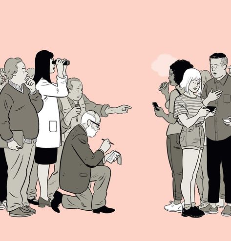 hirties. But the popular image of this generation—has long been connected with the notion of disruptive self-interest. Generation Gap, New Yorker Covers, Millennials Generation, Ligne Claire, Digital Museum, Bd Comics, Character Poses, Eat Clean, People Illustration