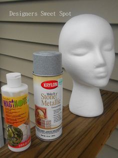 Styrofoam Head, Vintage Milk Can, Diy Concrete Planters, Head Planters, Simple Organic, Diy Gardening, Mannequin Head, Concrete Planters, Concrete Diy