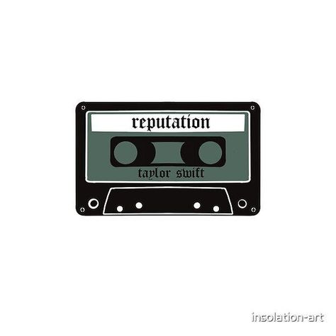 Reputation Taylor Swift Painting, Reputation Painting, Reputation Stickers, Taylor Swift Drawing, Taylor Songs, Travel Collage, Music Cassette, Taylor Swift Music, Taylor Swift Posters