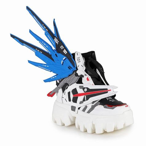 Gundam Shoes, Goth Platform Shoes, Pastel Pixie, Goth Platforms, Rockabilly Goth, Hidden Wedge Sneakers, Gothic Costume, Alternative Shoes, Goth Boots