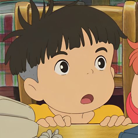 Ponyo Icons, Boy Sketch, Japanese Anime, Goldfish, Studio Ghibli, Manga Anime, Pikachu, Sketch Book, Anime