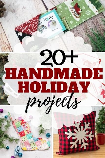 Creative Handmade Holiday Projects and Gifts | Sew Simple Home Creative Diy Christmas Gifts, Holiday Sewing Projects, Christmas Tools, Gift Card Holder Diy, Christmas Gift Tags Diy, Holiday Sewing, Fabric Christmas Trees, Sew Simple, Diy Gift Card