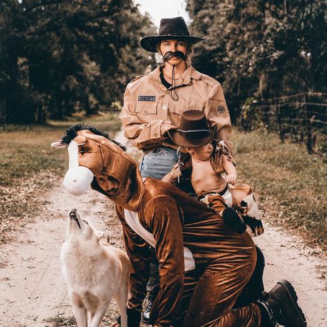 Wild West Family Costumes, Cowboys And Indians Halloween Costume, Cowboy Costume Kids, Wild West Costume, Cowboy Costumes, Wild West Costumes, Cowboy Costume, Cowboys And Indians, Kids Groups