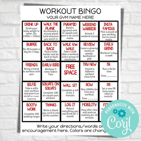 Workout Bingo, Fitness Bingo, Bingo Ideas, Valentines Workout, Fiesta Bridal Shower Invitations, Famous Drinks, Valentines Day Words, Dinosaur Baby Shower, You Used Me