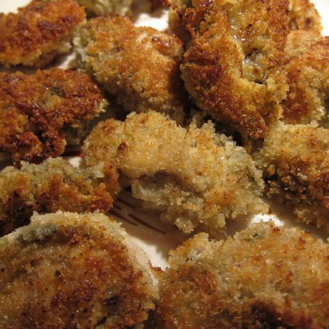 If you like oysters with just a little something. - Panfried Oysters Oysters Recipes, Baked Oyster Recipes, Cooked Oysters, Smoked Oysters, Oyster Recipes, Authentic Chinese Recipes, Fried Oysters, Yummy Seafood, Best Seafood Recipes