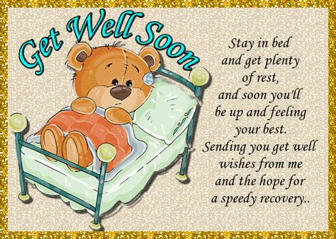 Feel Better Gif, Get Well Prayers, Get Well Soon Quotes, Hope Youre Feeling Better, Get Well Soon Messages, Get Well Messages, Feel Better Quotes, Get Well Quotes, Bear Gif