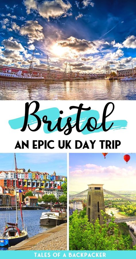 Want to visit Bristol England? I asked Claire from Go South West England to share her top tips for visiting Bristol on a day trip. Read on to find out her recommendations for the best things to do in Bristol in a day so you have the best day out in Bristol ever! Planning a Bristol Day Trip is easy with this Bristol Travel Guide. Things To Do In Bristol, Uk Travel Itinerary, Clifton Village, Isambard Kingdom Brunel, Have The Best Day, Bristol England, West England, Uk Destinations, The Best Day