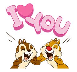 Chip 'n' Dale Pop-Up Stickers by The Walt Disney Company (Japan) Ltd. Chip Y Chop, Animated Smiley Faces, Birthday Card With Name, Hello Gif, Prayer Images, Chip N Dale, Emoji Love, Disney Cartoon Characters, Images Disney