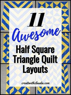 Scrappy Half Square Triangle Quilts Free Pattern, Triangle Quilt Blocks Free Pattern, Quilt Patterns For Busy Fabric, Modern Half Square Triangle Quilts, Scrappy Half Square Triangle Quilts Pattern, Stash Buster Quilts Free Pattern, Half Square Triangle Quilts Ideas Layout, Scrappy Half Square Triangle Quilts, Half Square Triangle Quilts Pattern Free