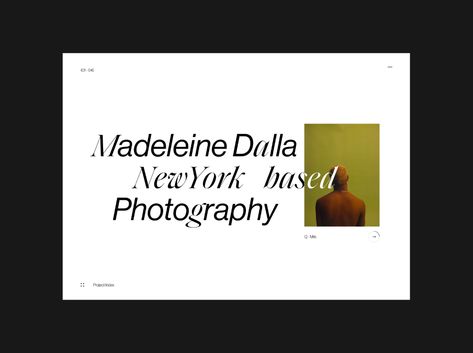 Madeleine Dalla Website by Marvin Schwaibold on Dribbble Agency Website Design, Website Design Ideas, Agency Website, Saint Charles, Show And Tell, Portfolio Website, Carousel, Logo Templates, Social Media Post